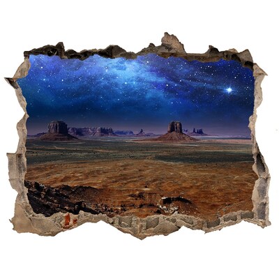 3D Wandsticker Loch Weltraumlandschaft im Monument Valley