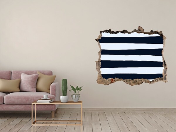 3D Wandsticker Loch Durchbruch in die Tiefen des Meeres