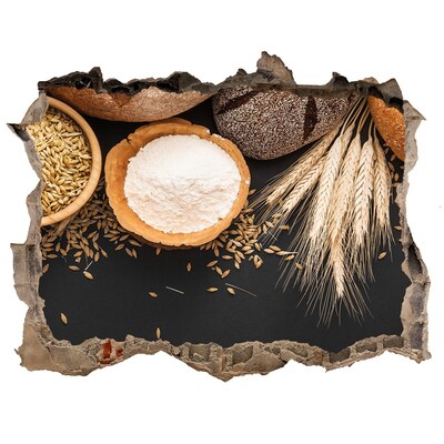 3D Wandtattoos Loch in der Wand Eine Küche voller Zutaten