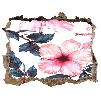 Wandtattoos Loch Ein Blumenparadies hinter der Mauer