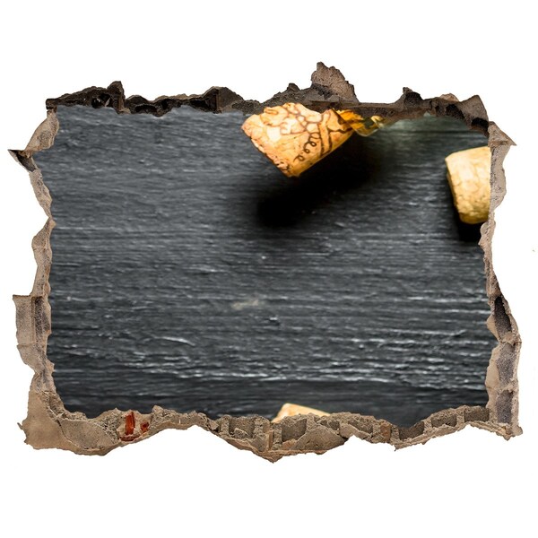 Wandtattoos Loch Wein und Trauben