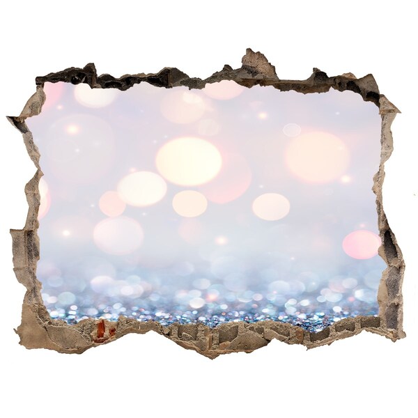 Wandtattoos Loch Der glänzende Raum hinter dem Loch