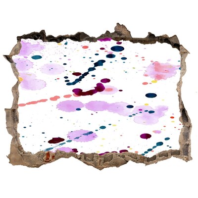 Wandtattoos Mauerdurchbruch Ein farbenfroher Ausbruch von Kreativität