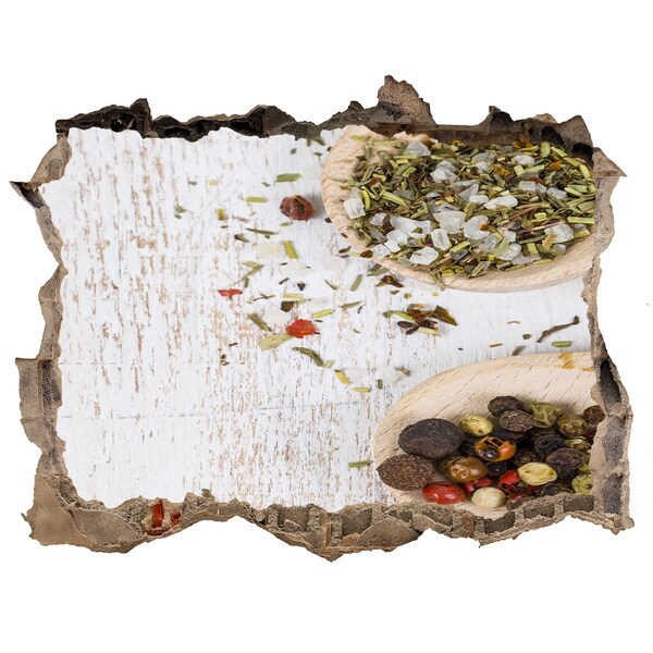 3D Wandsticker Loch Gewürzexplosion