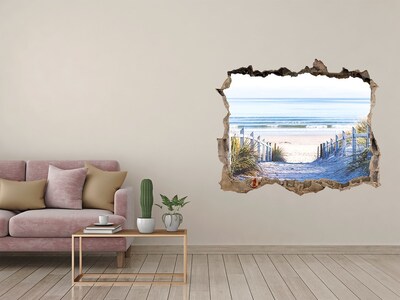 3D Wandtattoos Loch in der Wand geheimnisvoller Meeresstrand