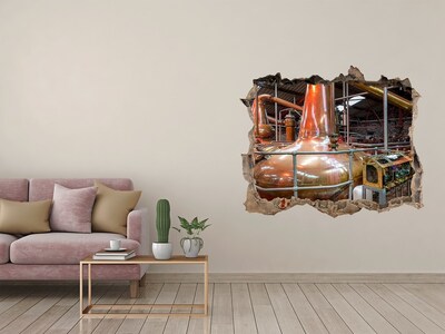 Wandtattoos Loch Innenansicht einer Whiskybrennerei