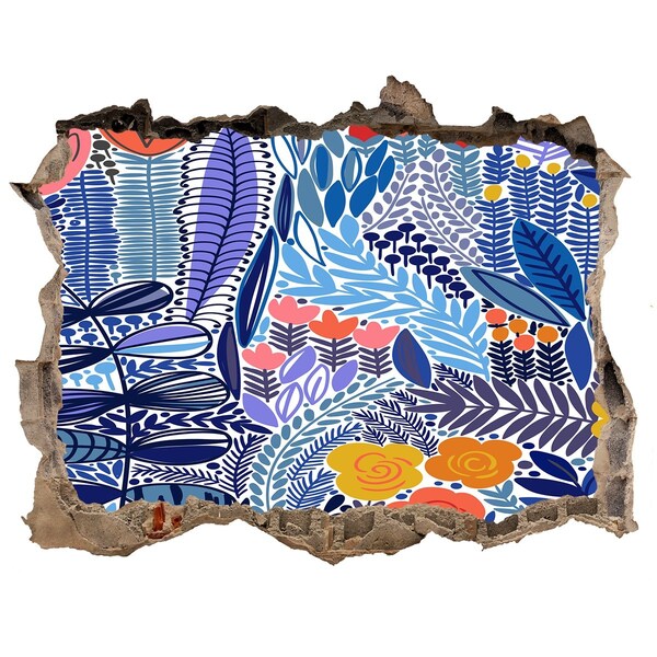 Wandtattoos Loch Kleiner tropischer Garten