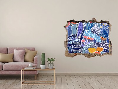 Wandtattoos Loch Kleiner tropischer Garten