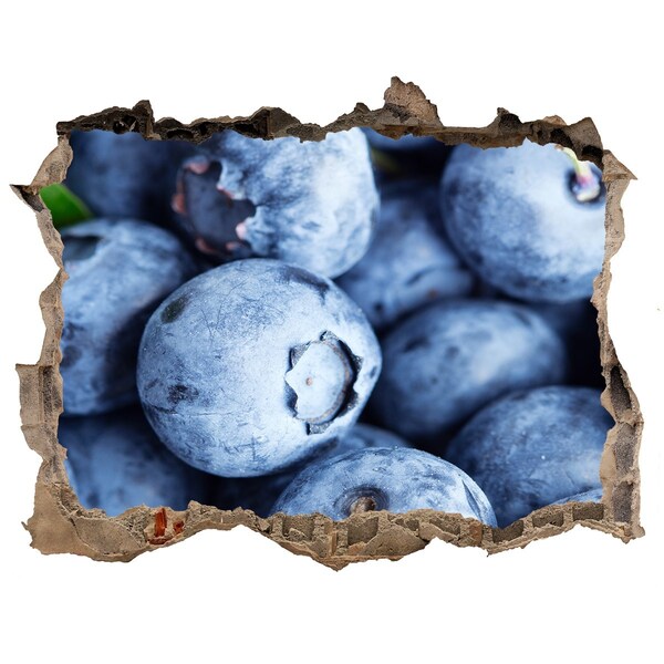3D Wandsticker Loch Beeren in einem Betonloch
