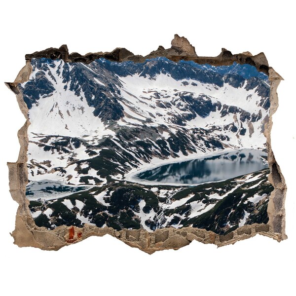 Wandtattoos Loch Bergsee in den Alpen