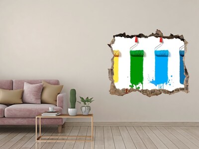 3D Wandtattoos Loch in der Wand Malen in einem neuen Stil