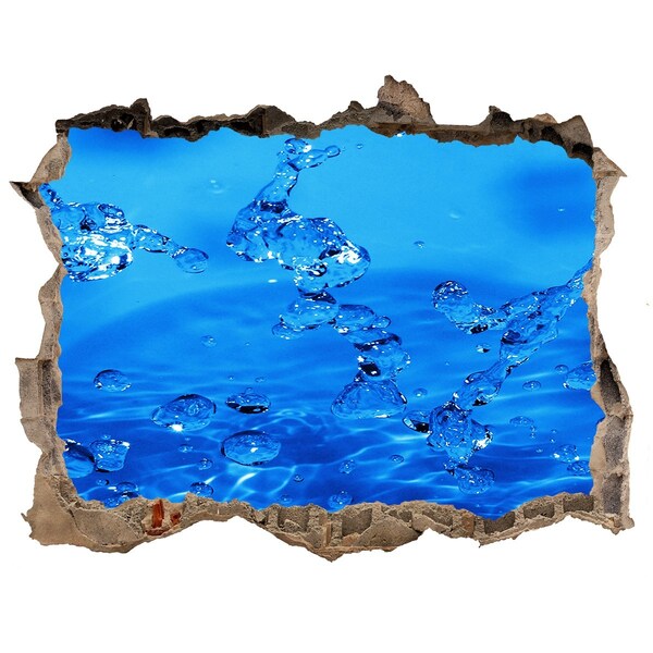 Wandfolien Loch in der Wand Wasseroase in der Wand
