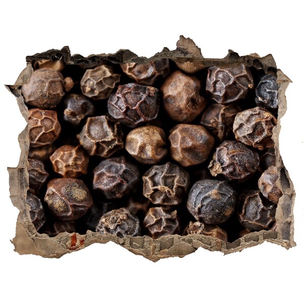 3D Wandsticker Loch Golden Spice in einem kleinen Lokal