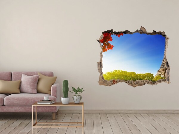 3D Wandtattoos Loch in der Wand Der Eiffelturm in Paris