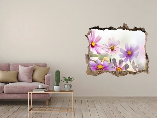 Wandtattoos Loch Ein Blumenparadies hinter der Mauer