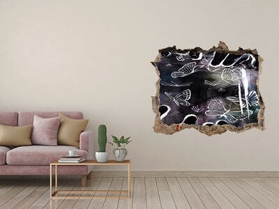 Wandtattoos Loch Schmetterlinge in einem magischen Raum