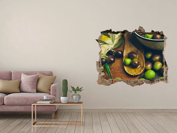 Wandtattoos Loch Oliven in der Küche