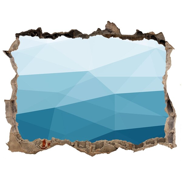 Wandfolien Loch in der Wand Die Unterwasserwelt im Loch