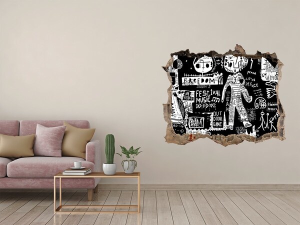 Wandtattoos Mauerdurchbruch Ein künstlerischer Ausdruck der Freiheit