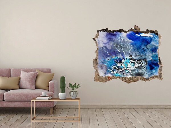 3D Wandsticker Loch Die Unterwasserwelt im Loch