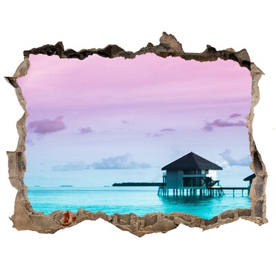 Wandtattoos Loch Eine tropische Oase am Wasser