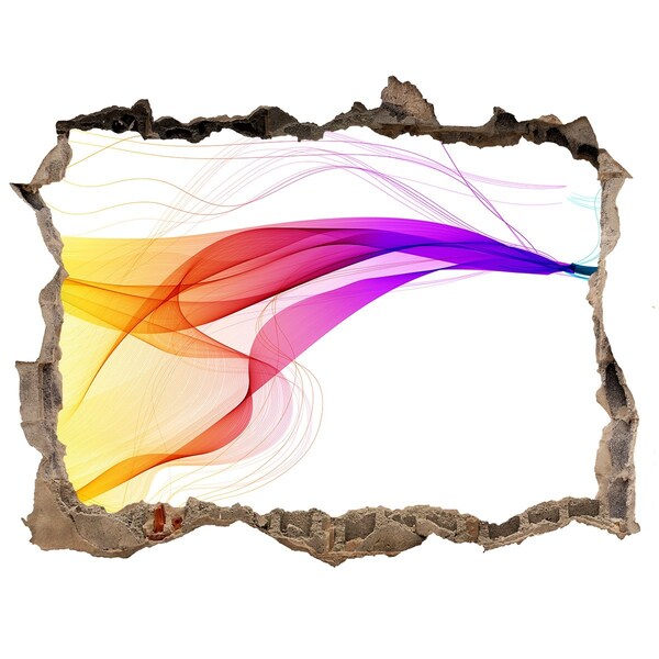 Wandtattoos Loch Ein farbenfroher Energieausbruch