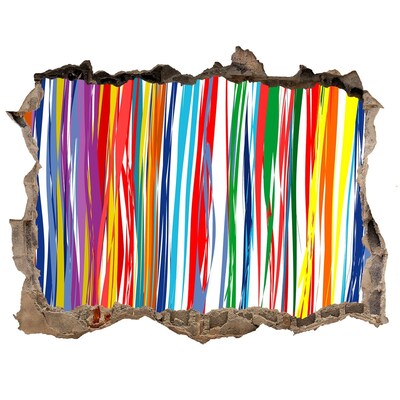 Wandtattoos Mauerdurchbruch Ein farbenfroher Ausbruch von Kreativität