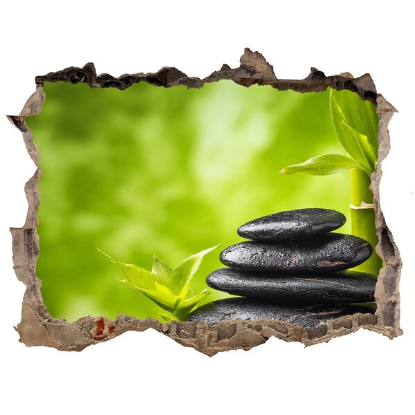 Wandtattoos Mauerdurchbruch Eine Oase der Ruhe mit Steinen