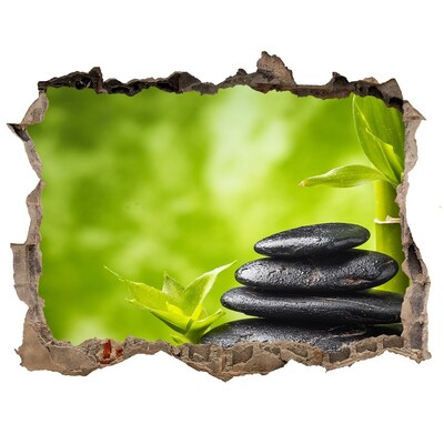 Wandtattoos Mauerdurchbruch Eine Oase der Ruhe mit Steinen