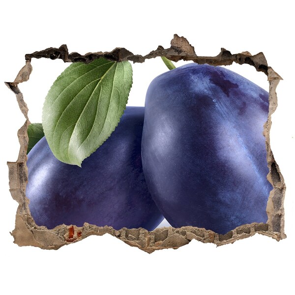 Wandtattoos Mauerdurchbruch Saftige Pflaumen