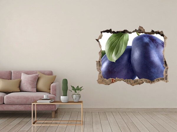 Wandtattoos Mauerdurchbruch Saftige Pflaumen