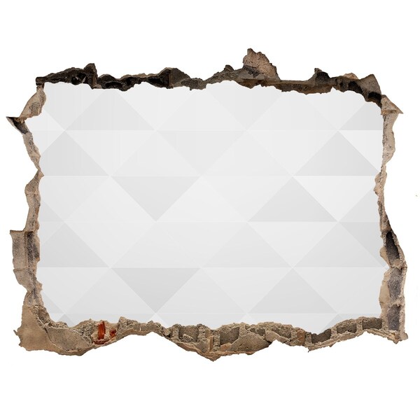 3D Wandsticker Loch Eine verfallene Mauer mit Blick in die Leere