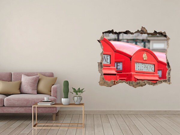 Wandtattoos Loch Britische Telefonzellen