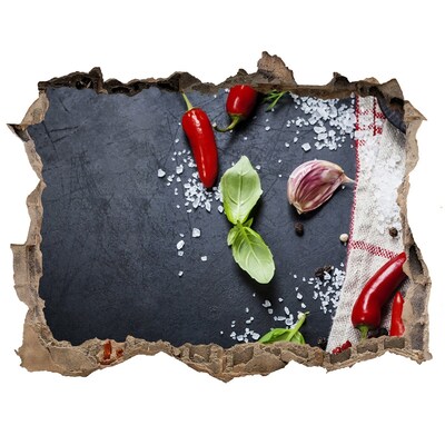 3D Wandtattoos Loch in der Wand Eine Küche voller Geschmack