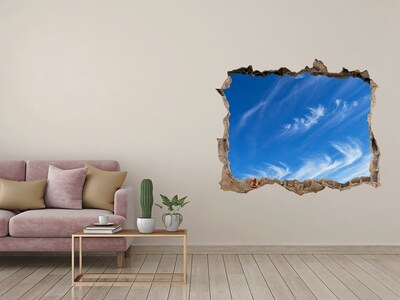 Wandtattoos Mauerdurchbruch Himmel mit Wolken