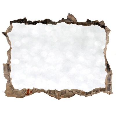 Wandtattoos Loch Zerbrochene Mauer mit Bokeh-Effekt