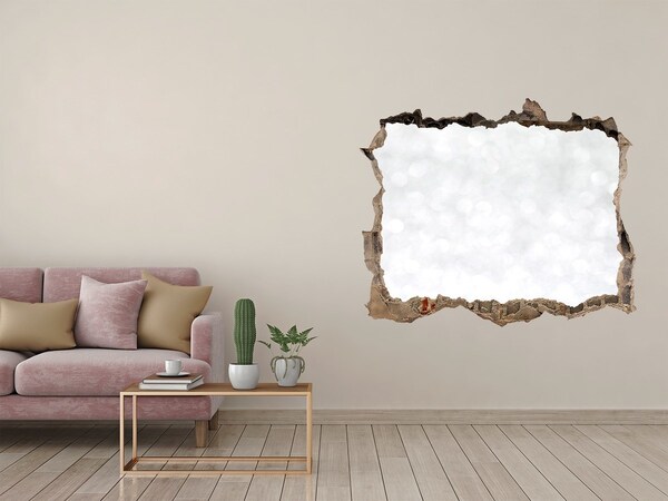 Wandtattoos Loch Zerbrochene Mauer mit Bokeh-Effekt