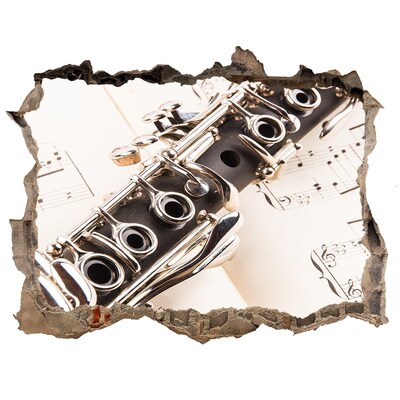 Wandtattoos Loch Musikalisches Loch in der Wand