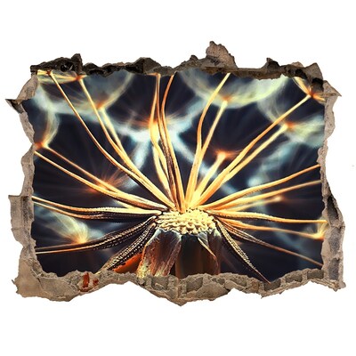 Wandtattoos Mauerdurchbruch Blume aus dem Feuer