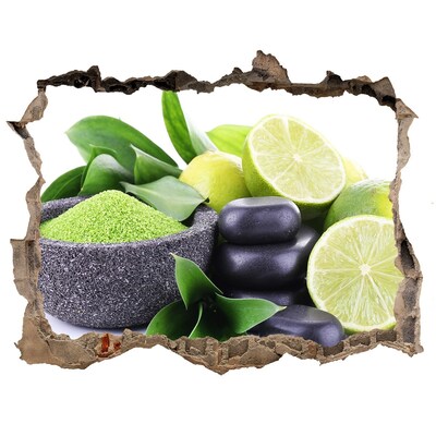 Wandtattoos Mauerdurchbruch Frische Zitrusfrüchte und Kräuter