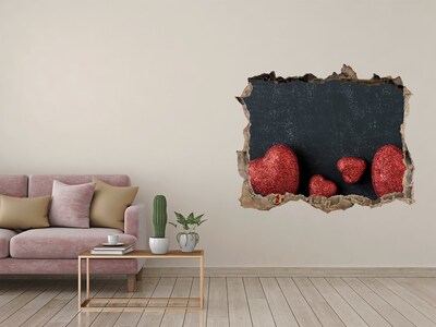 Wandtattoos Loch Ein Herz in Trümmern