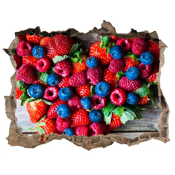 3D Wandsticker Loch Fruchtparadies