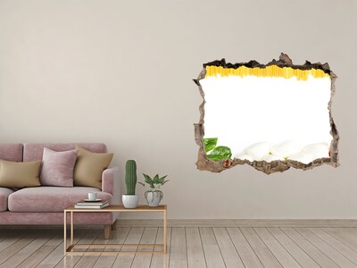 Wandfolien Loch in der Wand Ein italienisches Festmahl in einem kleinen Lokal