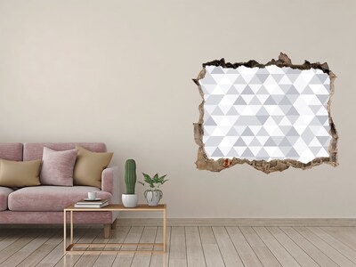 3D Wandtattoos Loch in der Wand Geometrisches Loch in der Wand