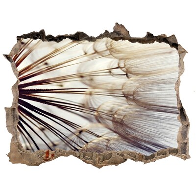 3D Wandtattoos Loch in der Wand Ein floraler Traum aus Beton