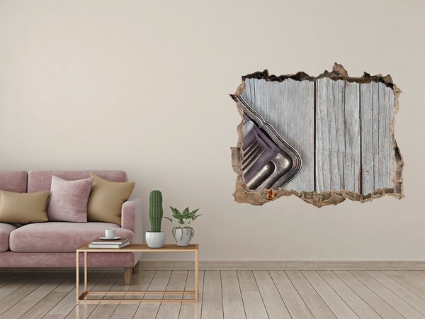 Wandfolien Loch in der Wand Ein charmantes Esszimmer im Landhausstil