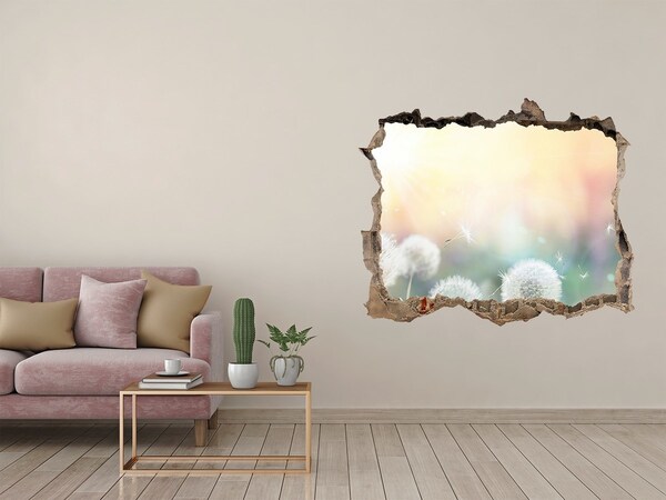 Wandtattoos Mauerdurchbruch Die Blumenwelt hinter dem Loch