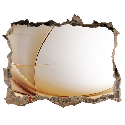 3D Wandsticker Loch Abstrakter Raum hinter der Wand