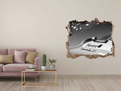 Wandtattoos Loch Musikalisches Loch in der Wand