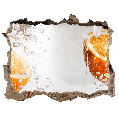 3D Wandsticker Loch Ein erfrischender Anblick von Zitrusfrüchten